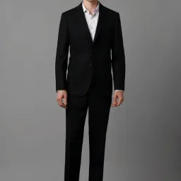 Louis Philippe Black Slim Fit Two Piece Suit-picture-10