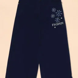 Cutecumber Girls Navy Embellished Jeans & Trousers-image-69