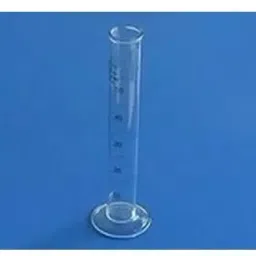 Borosil 100 ml Quartz Measuring Cylinder With Spout, Class B 3028016 image 1
