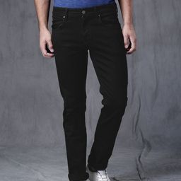 WROGN Men Black Slim Fit Stretchable Jeans-image-71