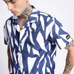UNRL Abstract Printed Relaxed Fit Casual Shirt-picture-49