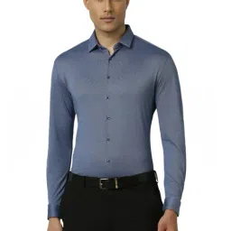 Van Heusen Blue Slim Fit Shirt-picture-38