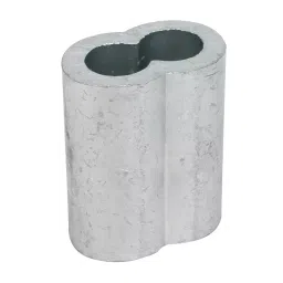 Dayton Aluminum Alloy 12.7 mm (1/2 Inch) Wire Rope Oval Sleeve for Lifting, 1DLE1 (Pack of 25)-picture-4