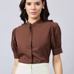 Style Quotient Brown Regular Fit Formal Shirt-image-38