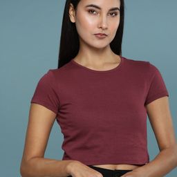 DressBerry Women Slim Fit T-shirt-image-75