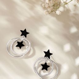 DressBerry Circular Drop Earrings-11