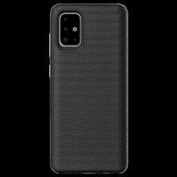 stuffcool Spike Polycarbonate with Soft TPU Back Cover for Samsung Galaxy A71 (Camera Protection, Black)-21