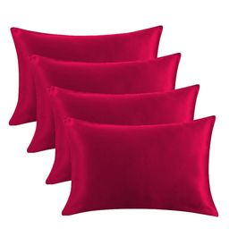 Angel Mommy Superb Bouncing & Jumping Microfiber Pillow Set Of 4 Small - Dark Pink-16