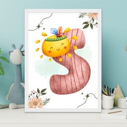 Outfit collections Alphabets Wall Art Kids Painting For Wall Décor-image-98