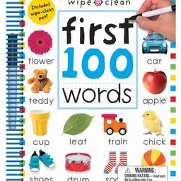 Wipe Clean: First 100 Words - Extended Edition - English-13