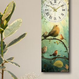 Olive tree Wooden Designer Tic-Toc Movement Wall Clock for Home | Wooden Wall Clock for Living Room Bedroom-8