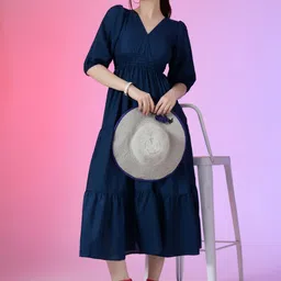 Raiyani Fashion Flared Midi Dress-picture-26