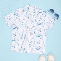 Pantaloons Junior Boys Floral Opaque Printed Casual Shirt-image-20