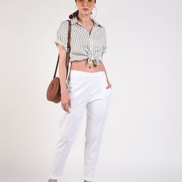 FLOREOS Women Comfort Easy Wash Trousers-image-58