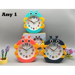 Spiaty White Textured Vintage Alarm Clock-picture-0
