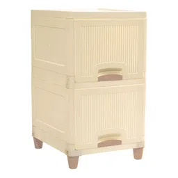 RUBOXA Cream-Coloured Set of 4 Regular Drawer Organiser Organisers image 4