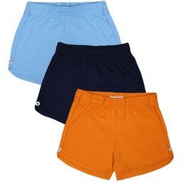 Luke & Lilly Girls Multicoloured Set of 6 Solid Regular Fit Shorts image 3