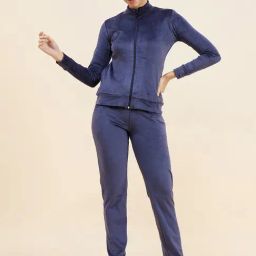 Sweet Dreams Navy Regular Fit Sports Jacket Track Pants Set-picture-19