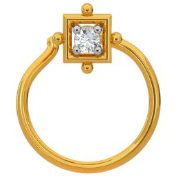 Kisna Diamond & Gold Jewellery 18k Gold & Diamond AminaNosepin for Women-image-57