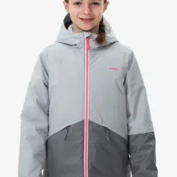WEDZE By Decathlon Kids Pearl Grey Ski Jacket-image-33