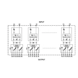 Shavison Socket Mounted Relay Module 4 Channel 2 C/O, AS433-110VDC-S-OE image 2