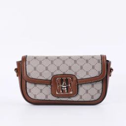 Elle Brown Printed Sling Handbag-image-24