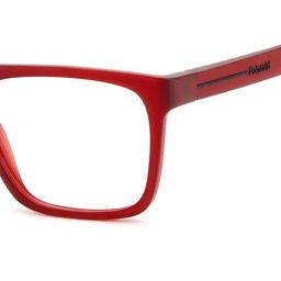 Polaroid Red Rectangular Unisex Eye Frame image 5