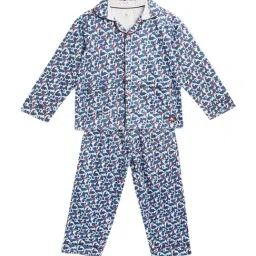 Cherry Crumble By Nitt Hyman Kids Multicolor Cotton Printed Night Suits-image-90