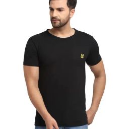 Vimal Jonney Black Regular Fit T-Shirt-image-98