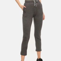 Dollar Missy Grey Textured Trackpants-image-38