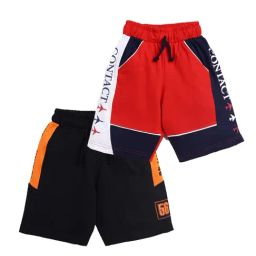 Todd N Teen Kids Black & Red Cotton Printed Bermunda-image-62