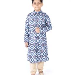 Tabard Ethnic Kurta For Kids-picture-4