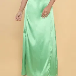 Soch Pista Green Palin Saree Shapewear-image-85