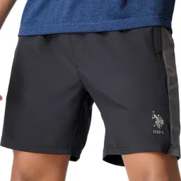 U.S. Polo Assn. Black Regular fit Striped Shorts-picture-33