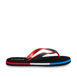 Forca by Lifestyle Men's Black Flip Flops-46
