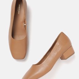 Kenneth Cole Block Heel Leather Pumps-41