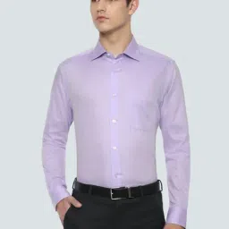 Louis Philippe Purple Cotton Regular Fit Shirt-picture-41