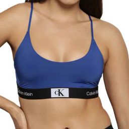 Calvin Klein Blue Regular Fit Bra-image-96