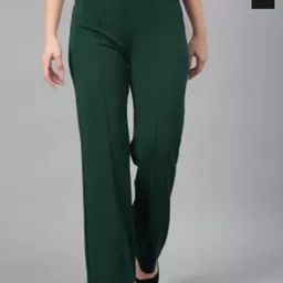 Brainbees Women Pack of 2 Relaxed Straight Leg Straight High-Rise Formal Trousers-image-13