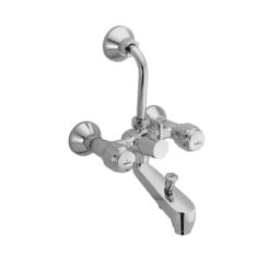 Essco by Jaquar Delux Wall Mixer 3-in-1 System with 115 mm Bend Pipe & Aerator, DLX-519KN-image-70