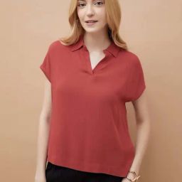 Fame Forever By Lifestyle Orange Regular Fit Top-image-30