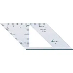Shinwa Rules Stainless Steel Stop Type Ruler 172x62x15 mm, 68537542-image-3