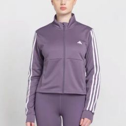 ADIDAS Purple Striped Sports Jacket-image-81