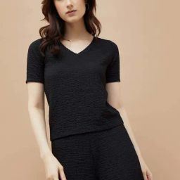 Code By Lifestyle Black Regular Fit Top-image-31