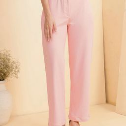 Fbella Women Relaxed Straight Leg Straight Fit Wrinkle Free Trousers-image-98