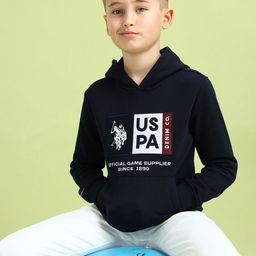 U.S. Polo Assn. Kids Boys Cotton Brand Logo Hooded Sweatshirt-picture-26