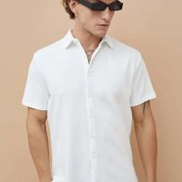 Fame Forever By Lifestyle Off White Cotton Regular Fit Shirts-image-55