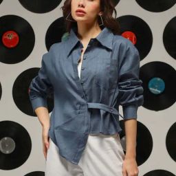 Pinacolada Blue Regular Fit Shirt-picture-34