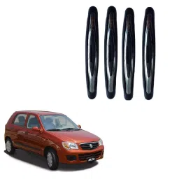 SPREADX Plastic Car Compact Black Colour Elegant Door Guard Protection Universal Type  Suitable for Maruti Suzuki Alto 2014 Onward (Set of 4 Pcs)-30