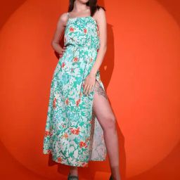 Kotty Multicolor Printed Midi Dress-picture-1
